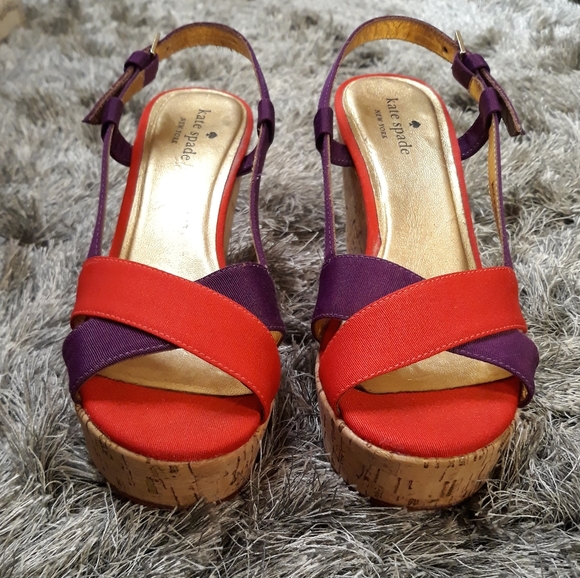 Kate Spade "Penny" Wedge Platform Sandal - Picture 5 of 7